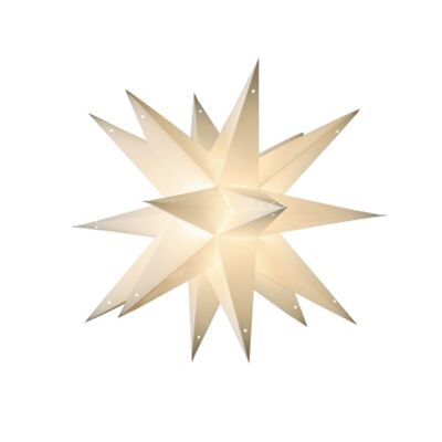 Christmas star for outdoor lighting white