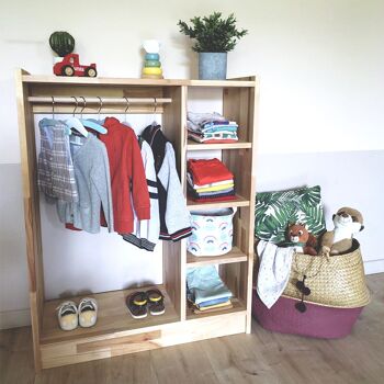Marius, the wooden wardrobe for children 3