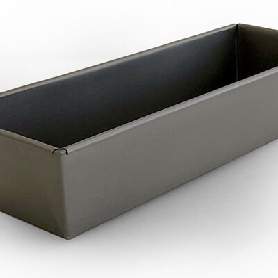 GREY NON-STICK ROLLED STEEL ENGLISH CAKE FORM 30.5x11.5