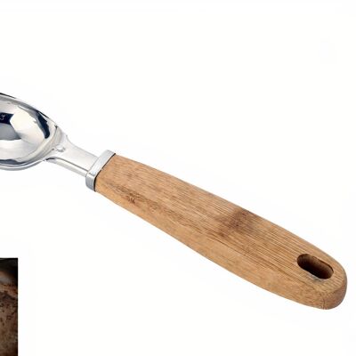 ICE CREAM SPOON WITH BAMBOO CORD