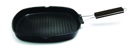 GRILL WITH MOBILE CABLE 24 X 24 CM - INDUCTION