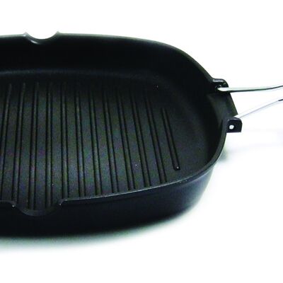 GRILL WITH MOBILE CABLE 28 X 28 CM - INDUCTION