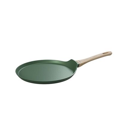 Crêpière 24 CM VERT FORÊT -TOUS FEUX Y COMPRIS INDUCTION