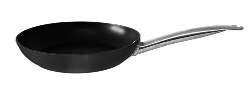 Black  FRYPAN TASTY 24 WITH S/S CABLE-INDUCTION