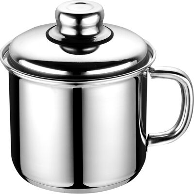 KETTLE WITH LID STAINLESS STEEL MAYA 1,8 LT - 14 CM