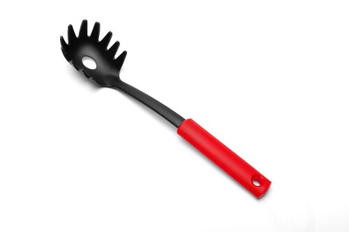 PASTA SPOON  IN NYLON, RED CABLE - Made in Europe