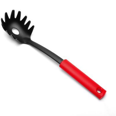 PASTA SPOON  IN NYLON, RED CABLE - Made in Europe