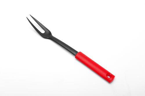 SERVING FORK IN NYLON, RED CABLE - Made in Europe
