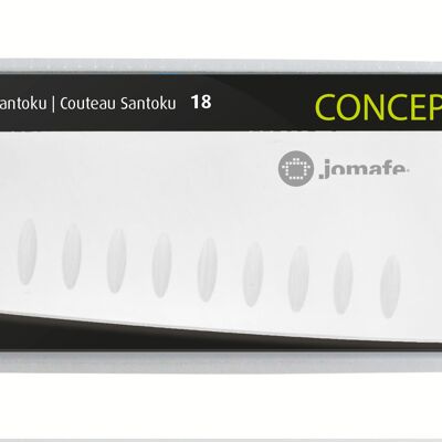 CONCEPTO DE CUCHILLO SANTOKU INOX 18