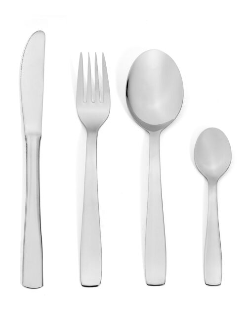 SET IN A BOX: 48 S/S CUTLERY HOT (12 TABLE KNIFE+12 TABLE FORK +12 TABLE SPOON+ 12 TEA SPOON )