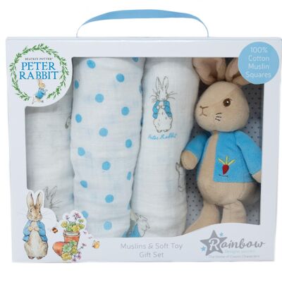 Original Peter Rabbit comforter and muslin gift box