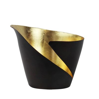 Break tealight holder bronze / gold