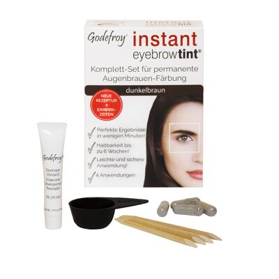 Godefroy Instant Eyebrow Tint - dark brown