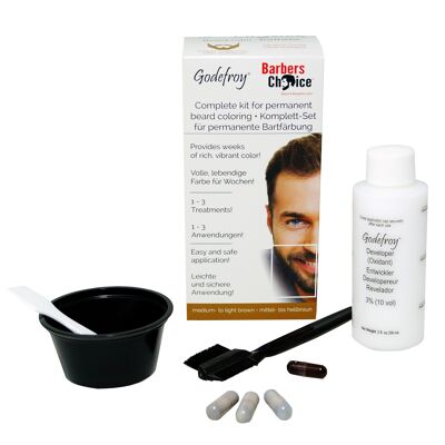 Godefroy Barbers Choice Beard Color - Medium to Light Brown