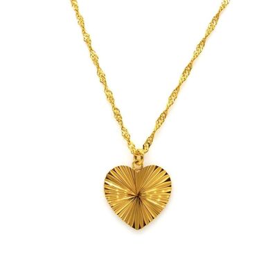 COLLANA CUORE D'ORO - CORAZUL "VESTA"