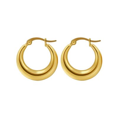 PENDIENTES CORAZUL "ODEON" (Aros)