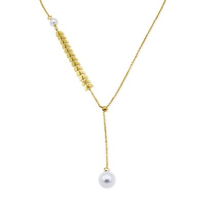 COLLIER CORAZUL "PERLA" - 2 perles