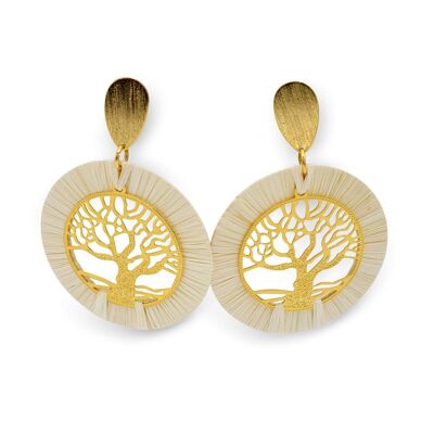 BOUCLE D'OREILLE CORAZUL "TREEMONY"