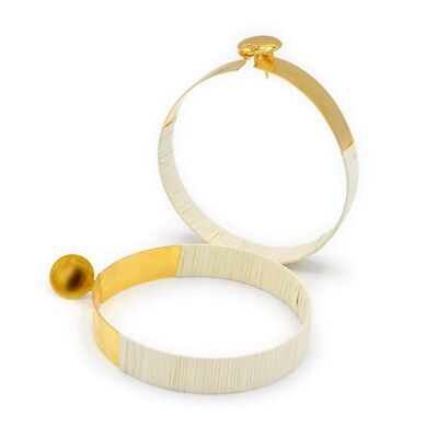 CORAZUL "BRIGID" EARRING (hoops) - large