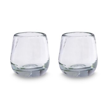 Verres à liqueur mexicains 2cl, lot de 2 clair 1