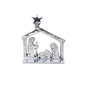 Figurine de la Nativité en étain, décoration de Noël 1
