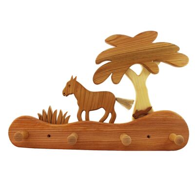 Armadio per bambini in legno, cavallino