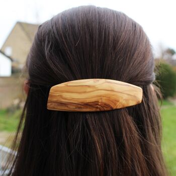 Pince à cheveux en bois, accessoires pour cheveux Hannah 2
