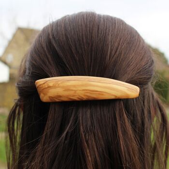 Pince à cheveux en bois, accessoires pour cheveux Linda 3