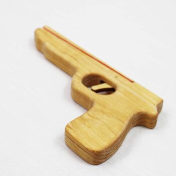 Pistolet magnum en bois, jouet en bois 2