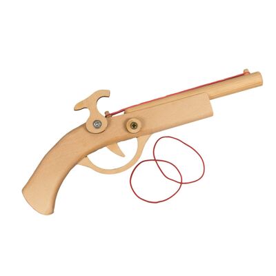 Wooden pirate gun, wooden toy