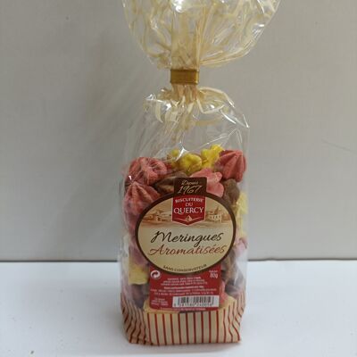 Meringues Aromatisées (Fraise, Citron, Chocolat), Carton de 20x80g