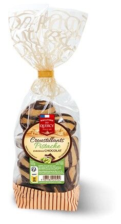 CIOCCOLATO Croccante al PISTACCHIO Scatola da 12 buste x 150 g
