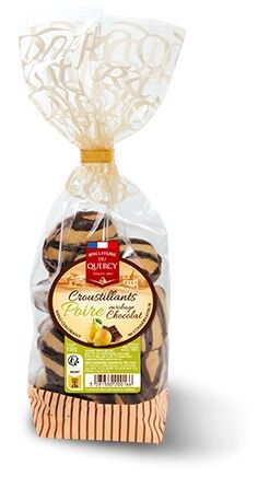 Scatola di pere croccanti al cioccolato da 12 buste x 150 g