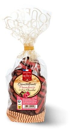 CIOCCOLATO Croccante al LAMPONE Scatola da 12 buste x 150 g