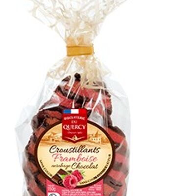 Croustillants Framboise/Chocolat, Carton de 20 x 150 g