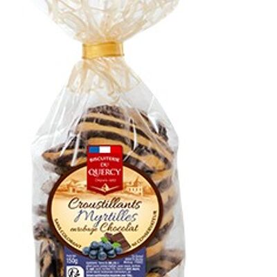 Croustillants Myrtilles Chocolat, Carton de 20 x 150 g