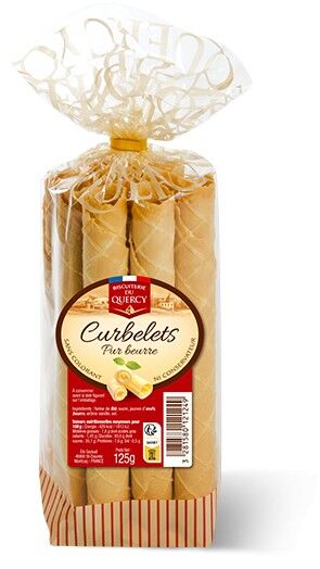 CURBELETS (burro puro), Scatola da 12 vaschette da 125 g