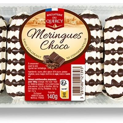 Meringues Choco, Carton de barquettes 12 x 140 g