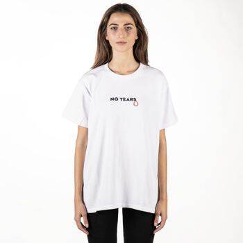 T-shirt blanc sans larmesOVER 4