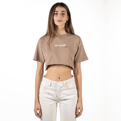 No Tears Cropped Sand Tee OVER