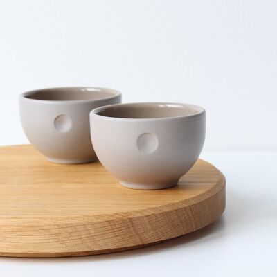 Rest point mini bowls - sand-grey