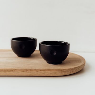 Rest point mini bowls - graphite-black