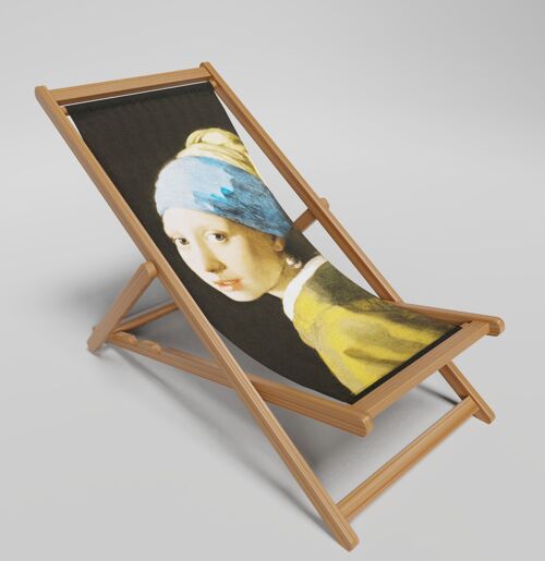 Girl with a pearl earring deckchair