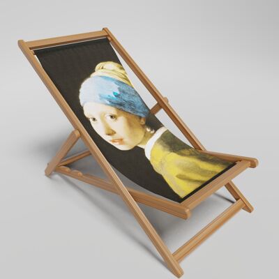 Girl with a pearl earring deckchair