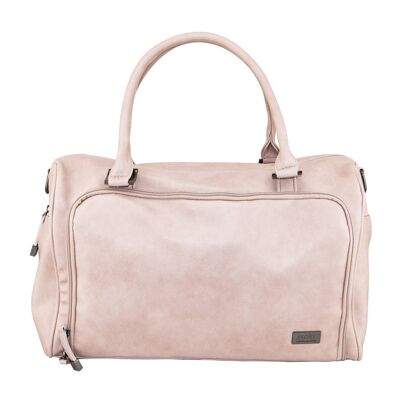 Double Zip Satchel - Mushroom