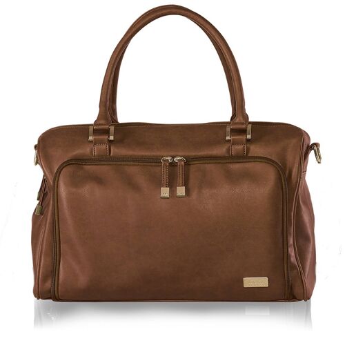 Double Zip Satchel Changing Bag Redwood