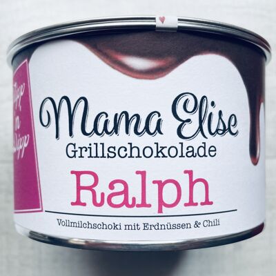 Ralph - milk chocolate, peanuts and chili