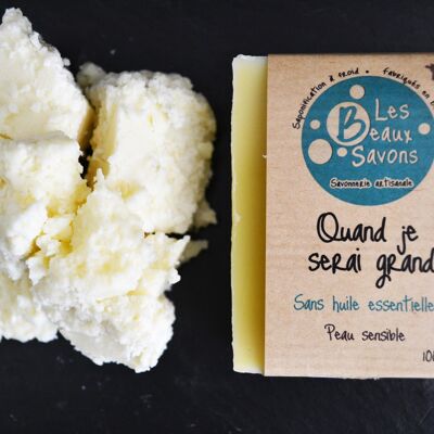 Organic neutral soap with shea butter - When I grow up
