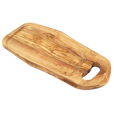 Olive wood steak board with handle 38cm