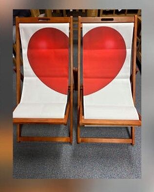Heart Throb deckchairs